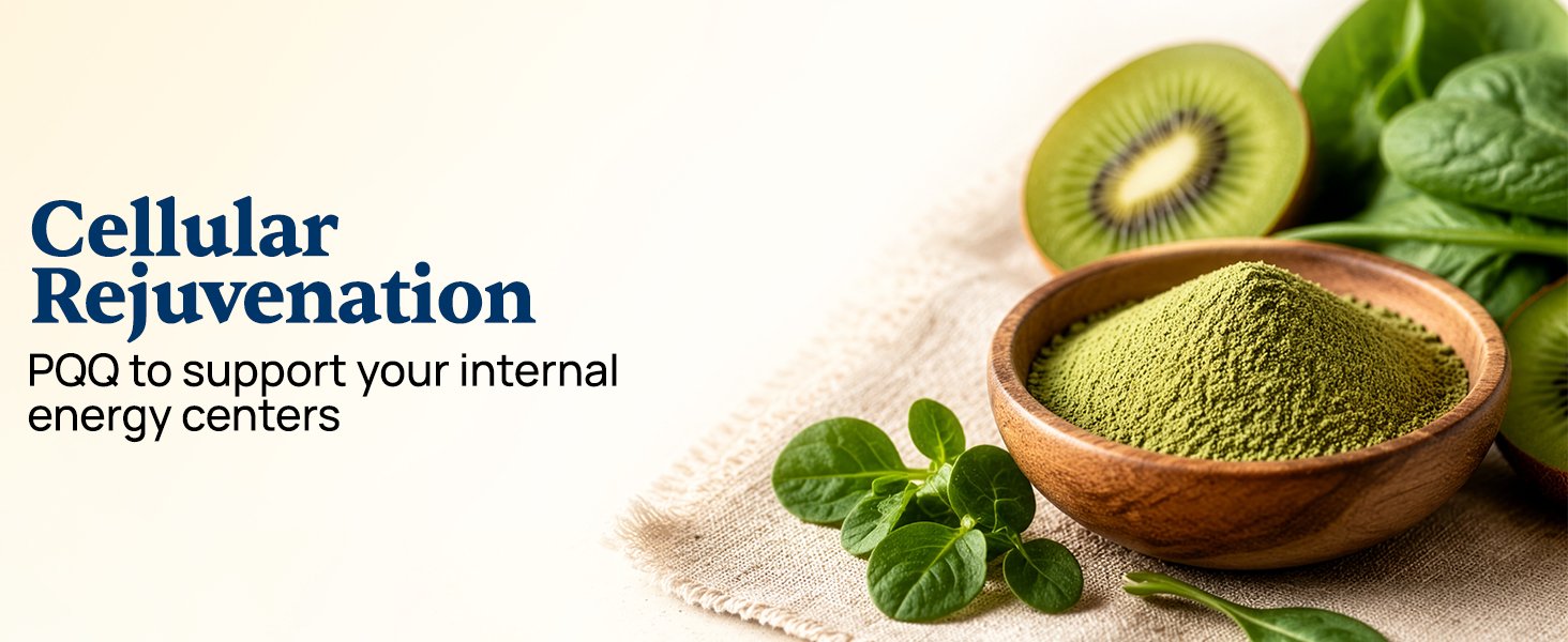 Cellular Rejuvenation, PQQ to support your internal energy centers